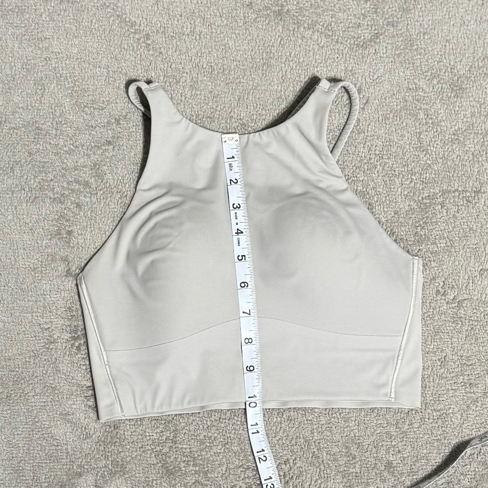 Lululemon Athletica High Neck Sports Bra - Cream